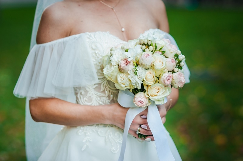 away wedding Fascinating Floral Wedding