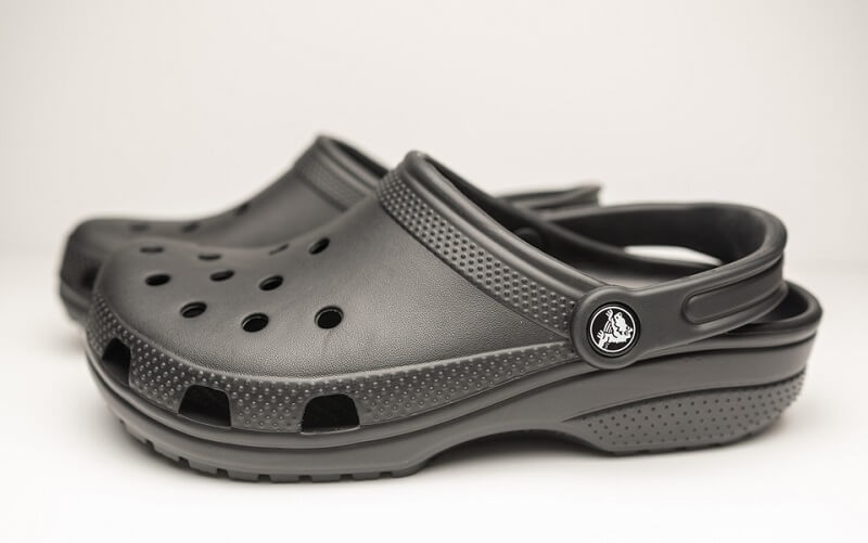 Black Crocs sandals