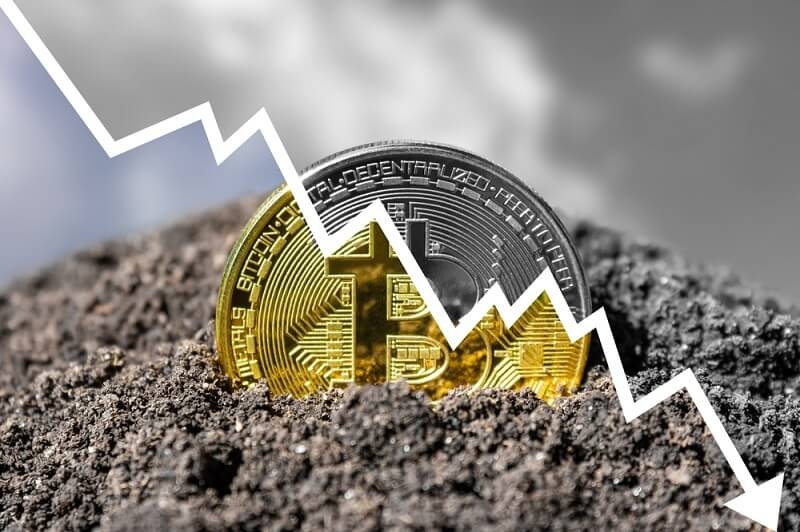 crypto-currency market falling price