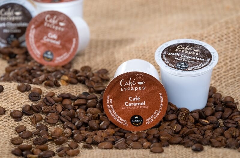 Keurig Green Mountain Coffee single-serve K-Cups and coffee beans