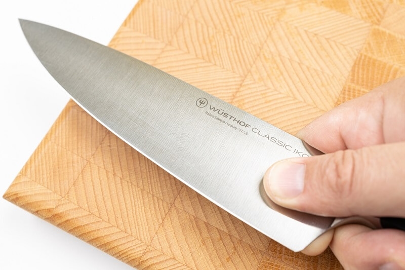 Man holding Wusthof Cooking Knife