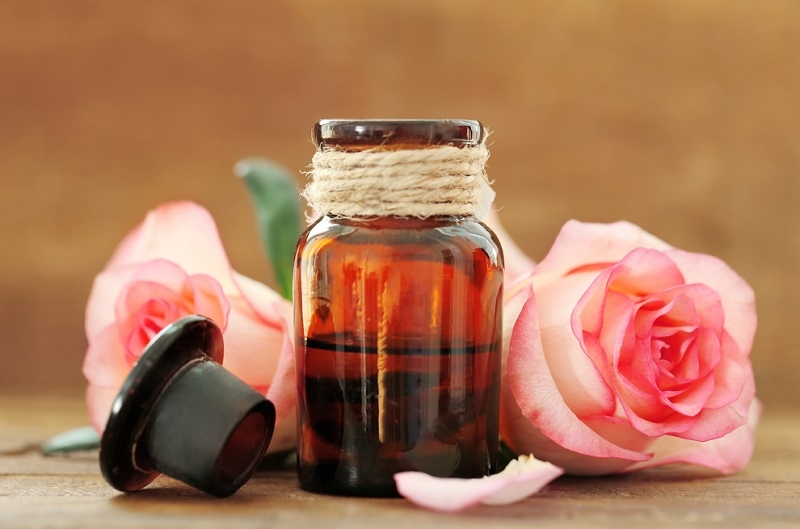 cured best rose essential oil