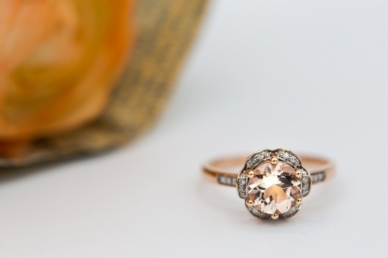 Rose Gold And Morganite Ring