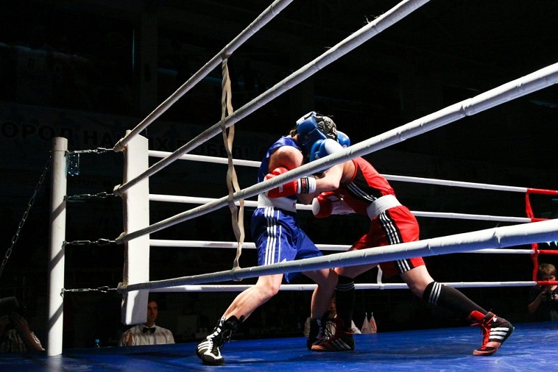 women's boxing match