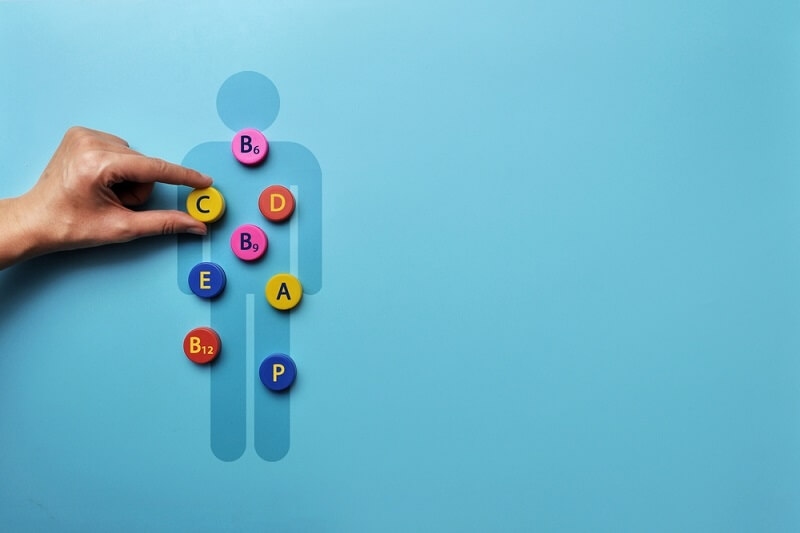 minerals and vitamins in body