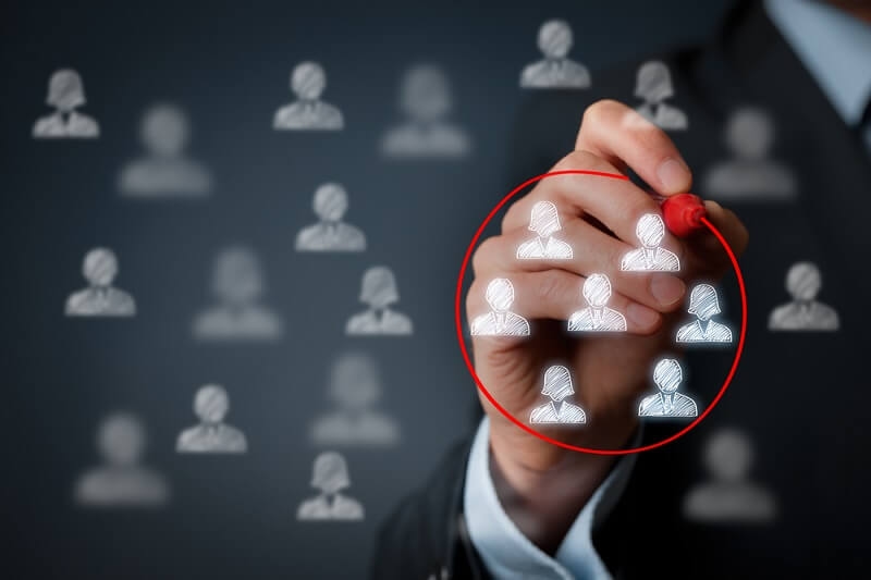 man marking of building niche community