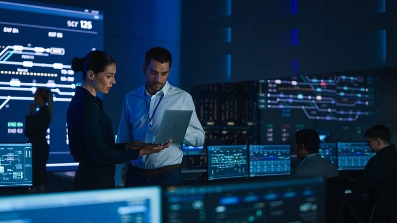 team working AI Cloud infrastructure
