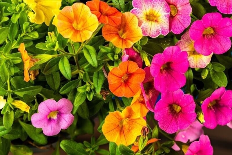 colorful-garden-plants-petunias