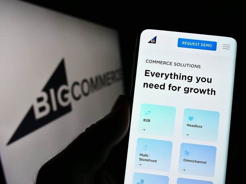 man using AI tool for commerce