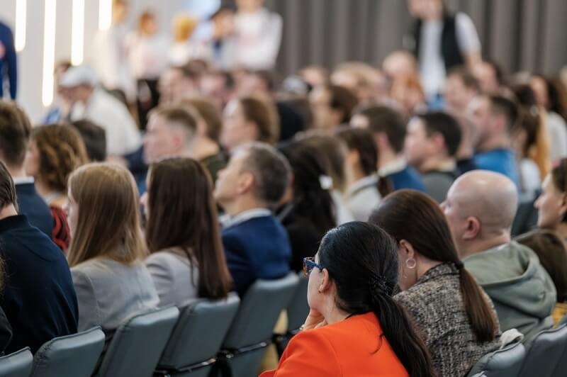 people gathered in large number in community event