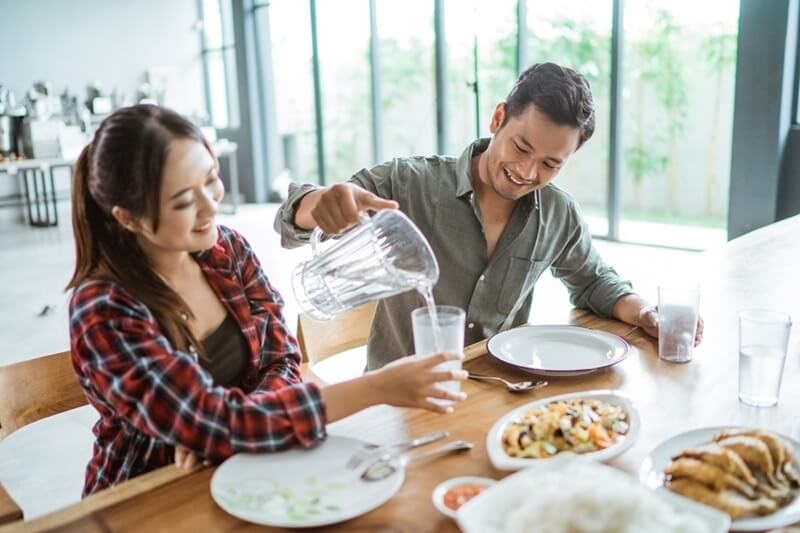 consumption-of-water-by-couple