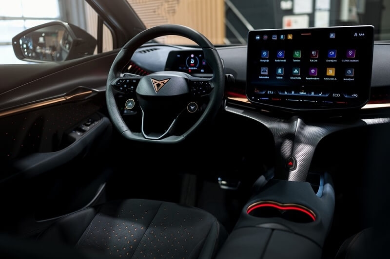 cupra interior cabin view