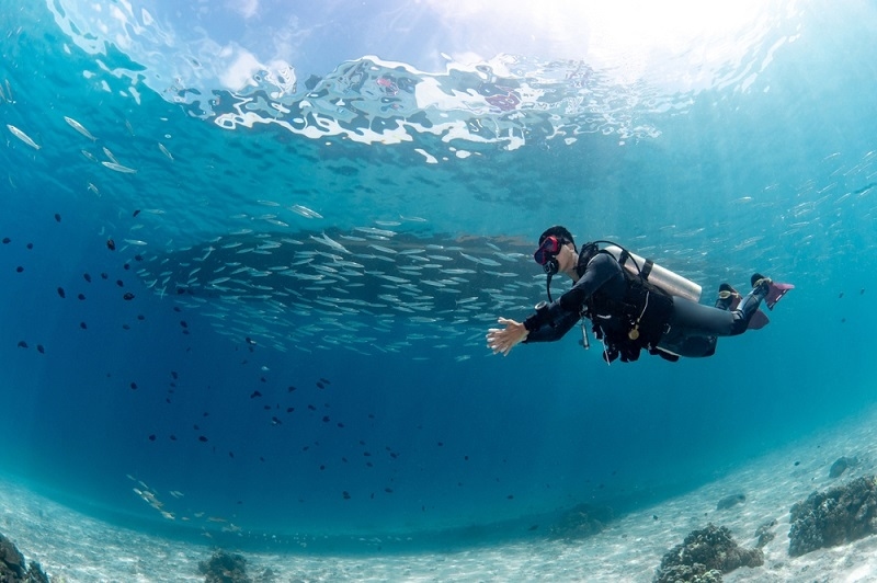 diving in thailand