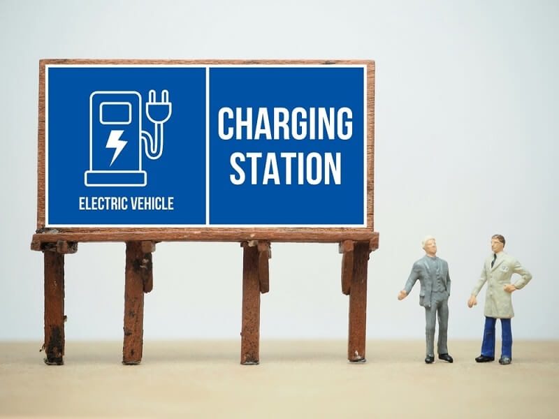 ev charging station board