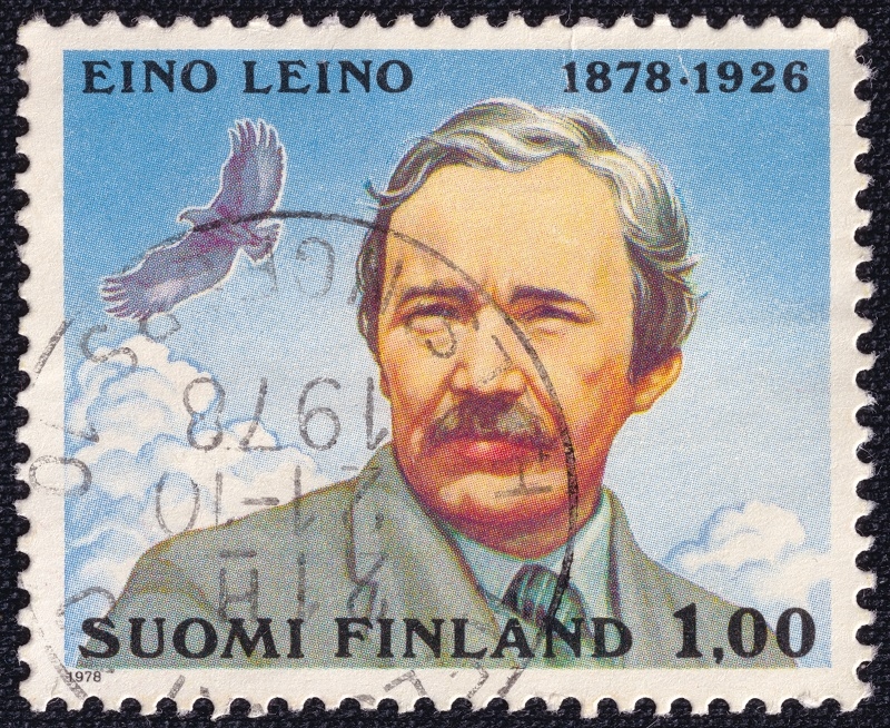 Finnish stamp from 1978 honoring Eino Leino 