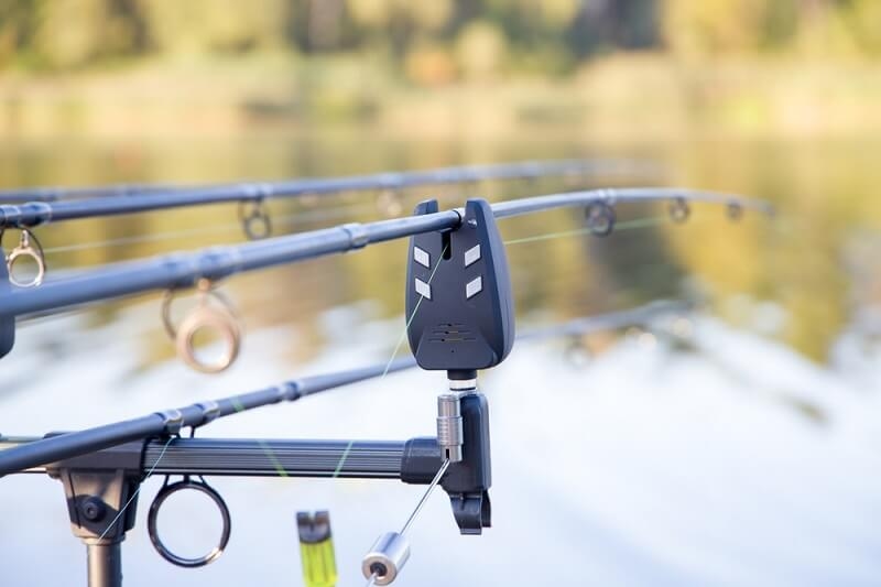 electric equipments on fishing rod