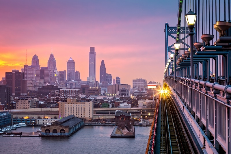 around Philadelphia