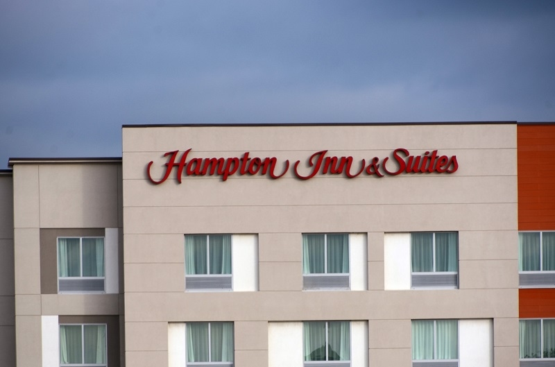Hampton Inn and Suites at the airport in Little Rock, Arkansas, USA 