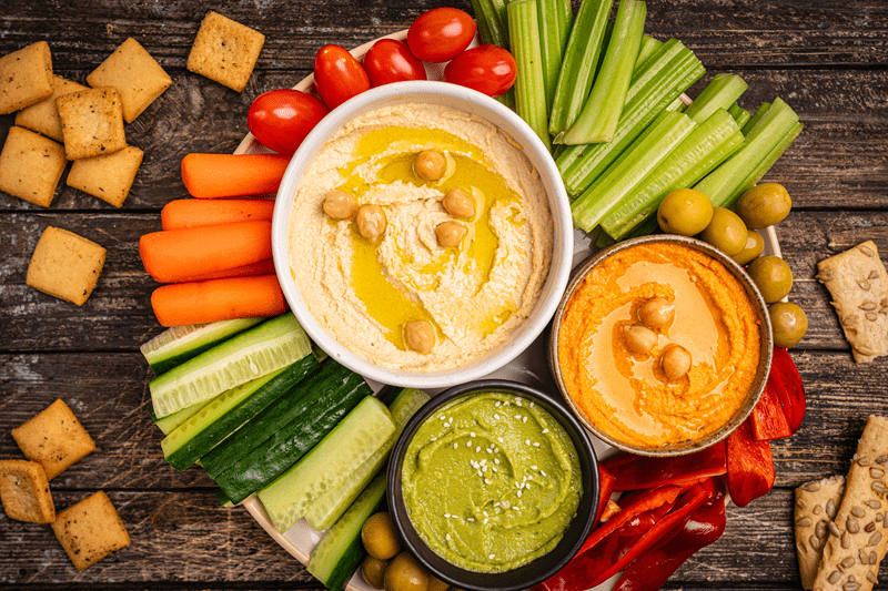 Veggie Sticks with Hummus
