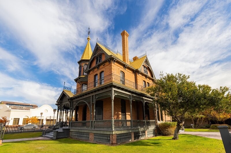 front view of heritage square