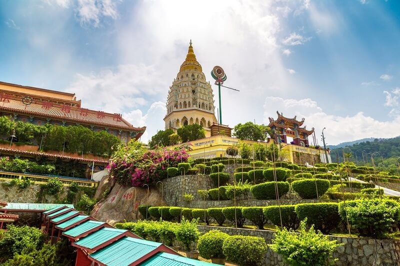 view of kek lok si temple