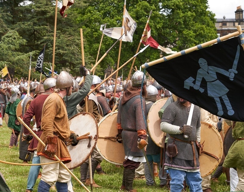 people celebrating derby festival fight sequence