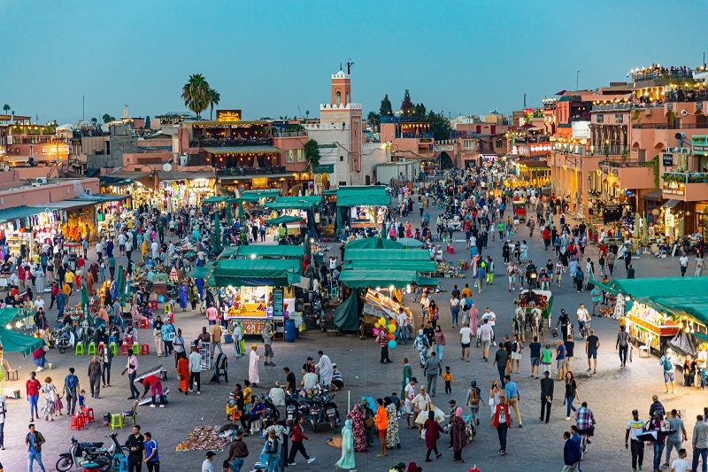 Marrakesh, Morocco Streets of the amazing historic city of Morocco