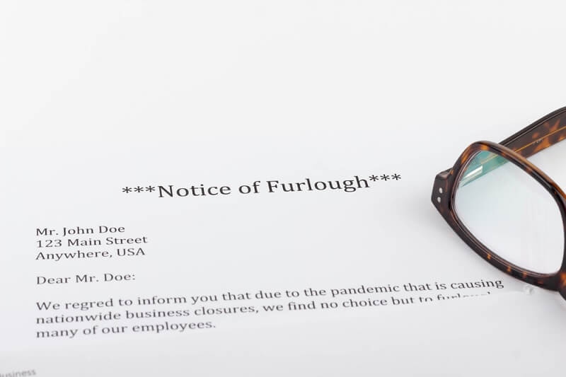 notice of furlough from enevelope