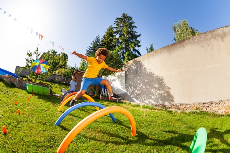 kid in Obstacle Course 