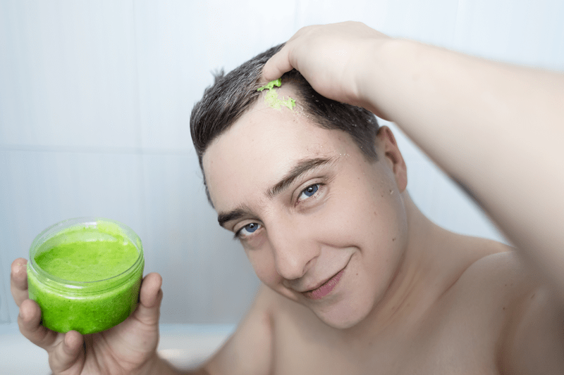 controlling oily hair, sebum overproduction, greasy hair remedies, scalp oil balance, clarifying treatments men