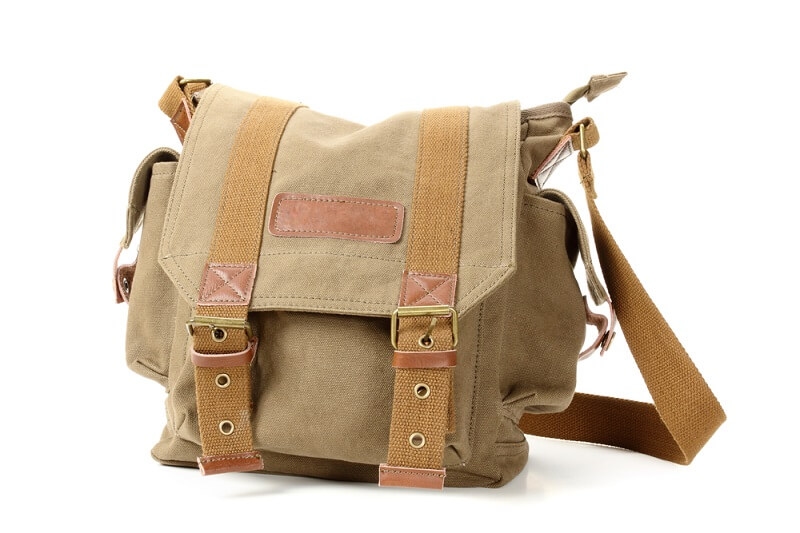 safari bag green color packed