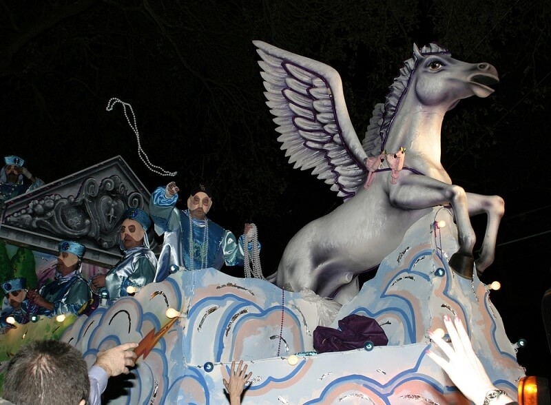 view of pegasus parade
