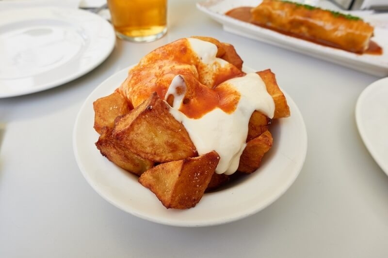 patata spicy making with curd
