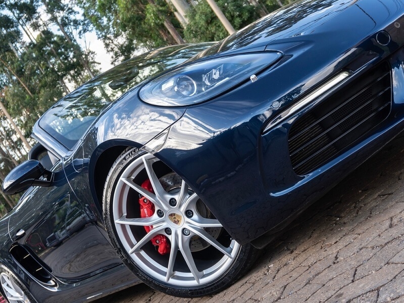 suspension and alloys of porsche panamera