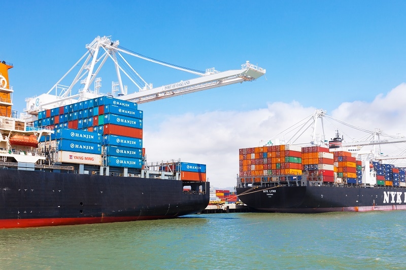 Oakland, California. The fourth busiest container port in the country, it is a major economic engine in the region.