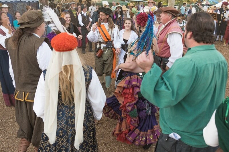 people dancing in groups on simi dance festival