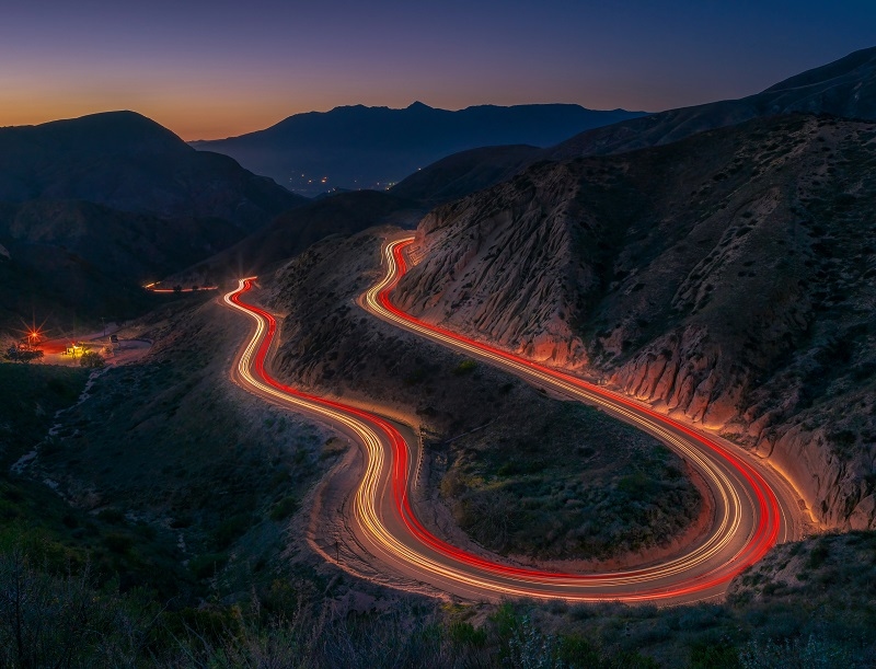 Long exposure in Grimes Canyon - Simi Valley California United States