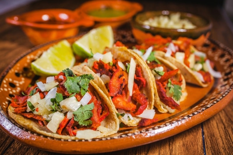 Mexican spice tacos