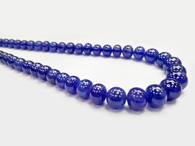 Tanzanite Gemstone Smooth Rondelle Beads
