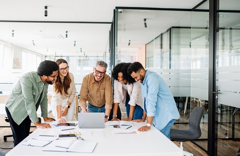 Team working together