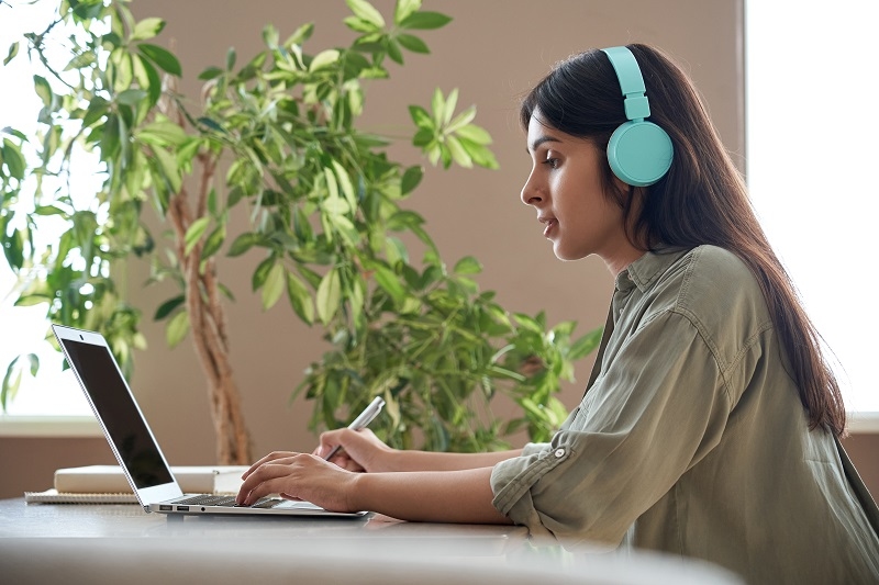 girl with Study Accessories