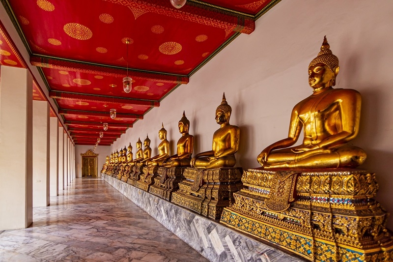 the Thai grand palace, the Temple houses an ancient Emerald Buddha