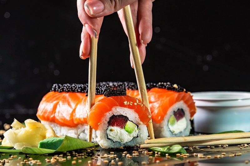 traditional Japanese food shushi