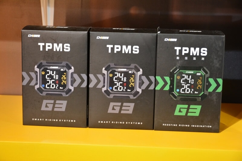 three tpms boxes of motorbikes