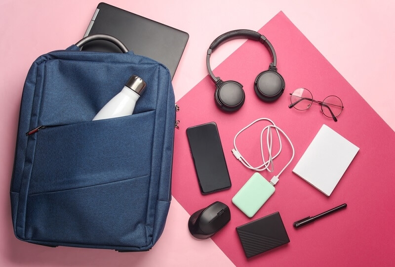 travel accessories with laptop bag