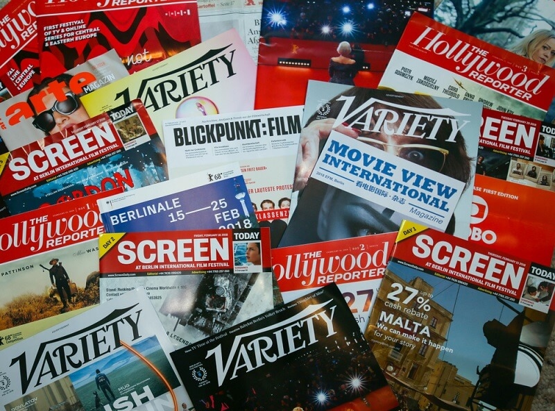 trending hollywood news in magazine