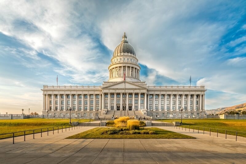 utah state capital building in salt lake city