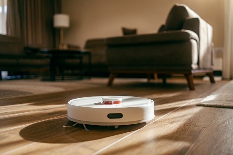 robot vacuum cleaning room 