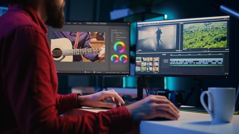 video editing of music videp