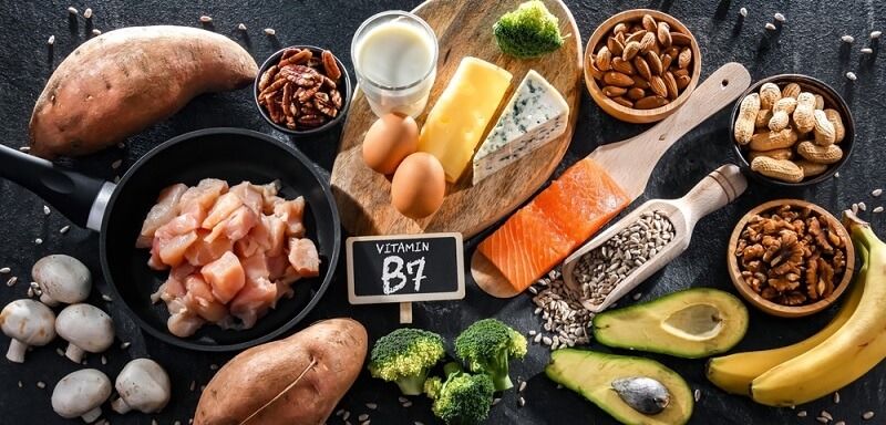 vitamin B7 food items